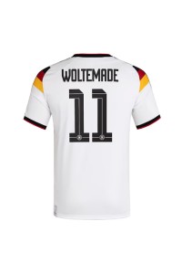 Saksa Nick Woltemade #11 Jalkapallovaatteet Kotipaita MM-kisat 2026 Lyhythihainen
